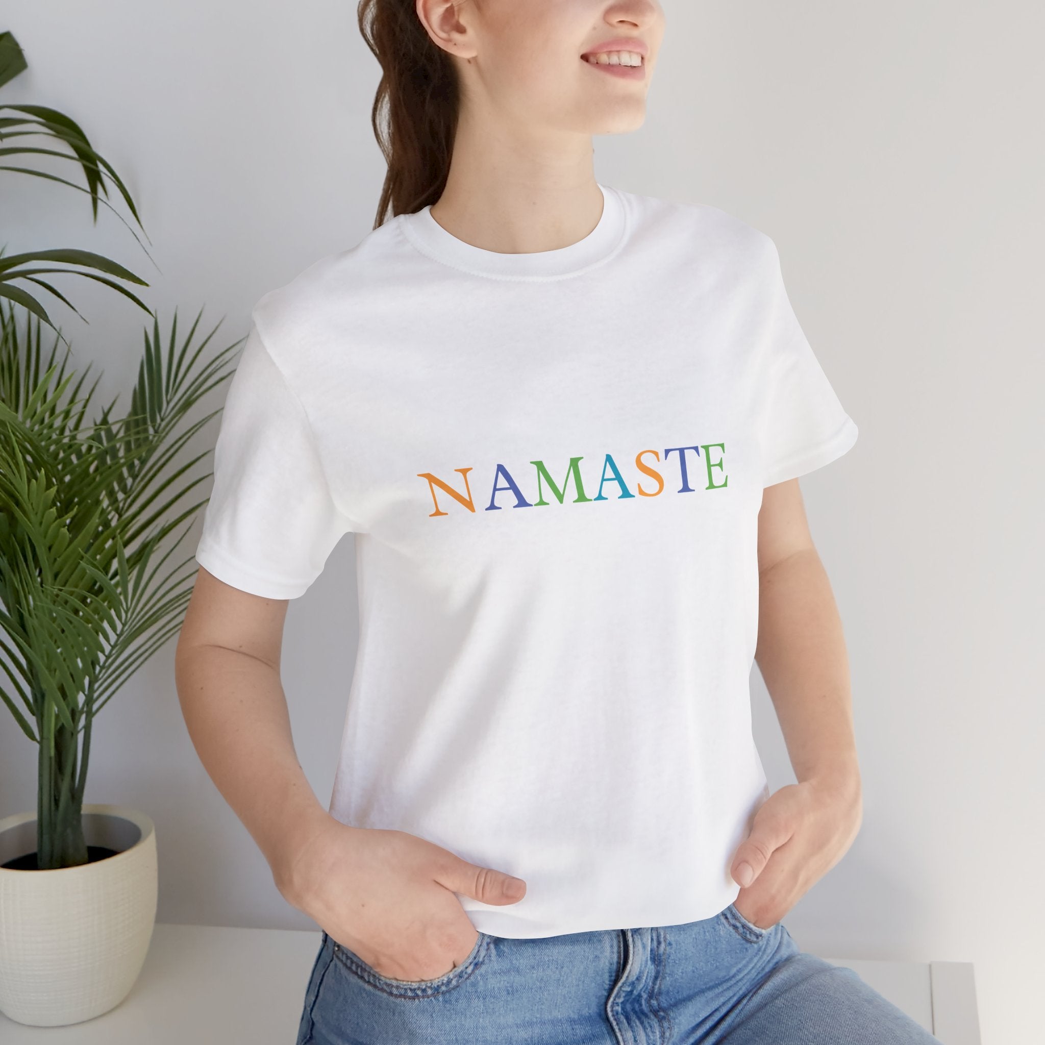 Tramunquiero NAMASTE Camiseta Unisex con Cuello Redondo